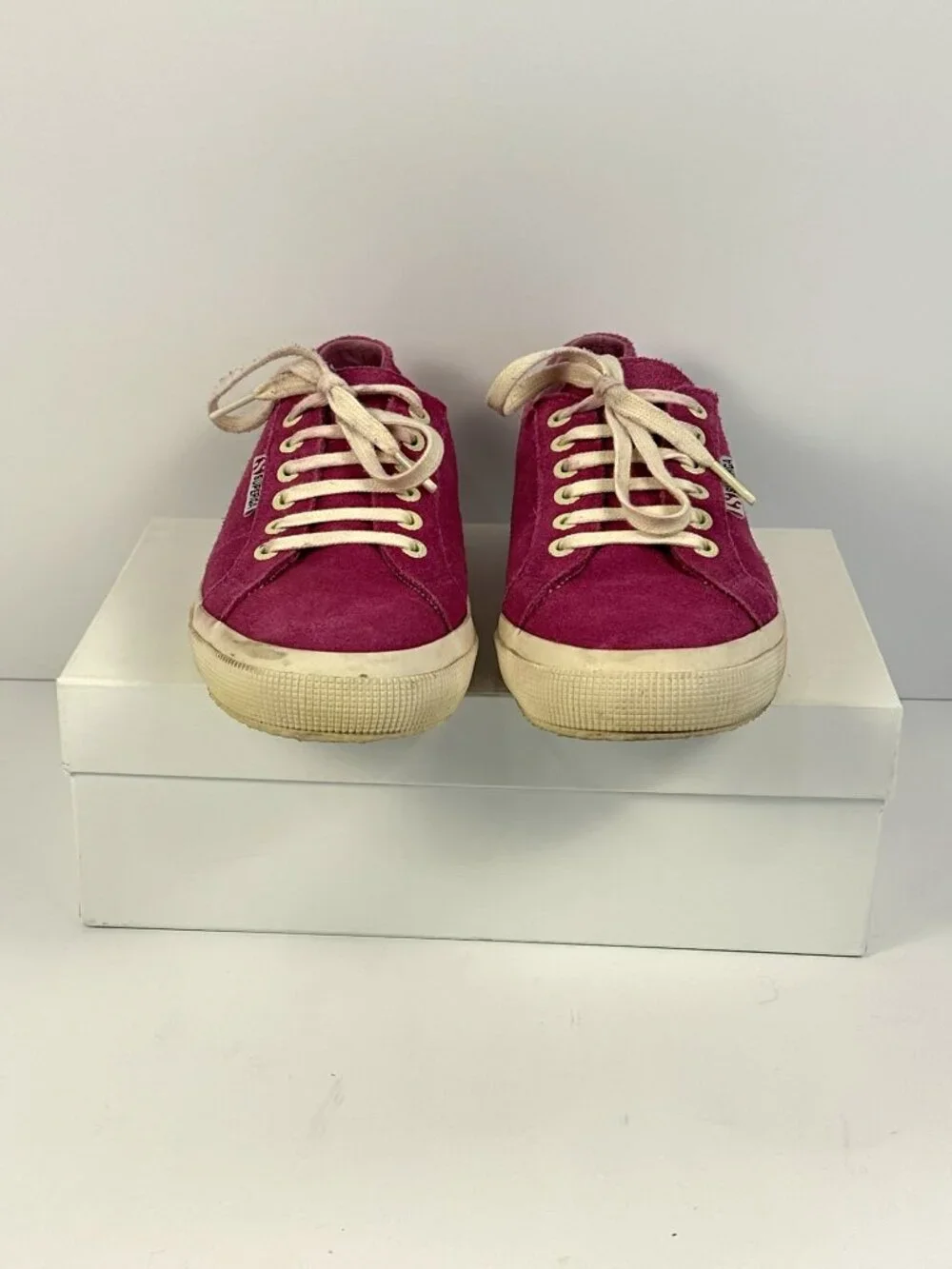 Superga Pink Suede Sneakers